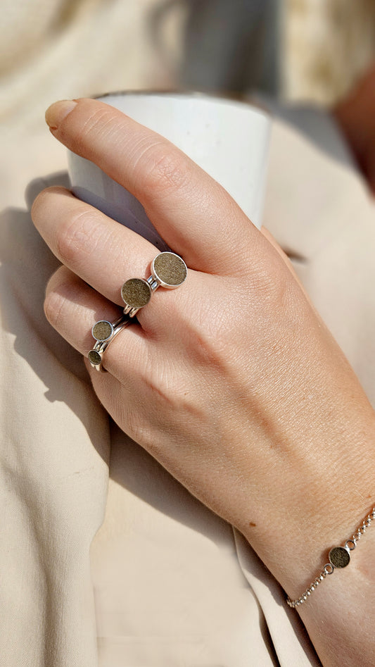 Zand aanschuifring 8mm