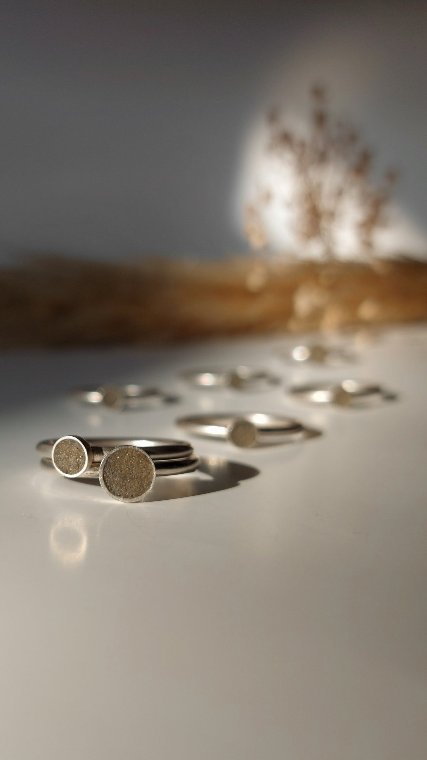 Zand aanschuifring 8mm